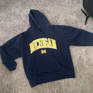 Vintage Michigan Hoodie XL (Baggy fit)-XXL Great quality w/stitched lettering